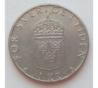 Швеция 1 крона 1990