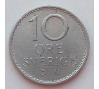 Швеция 10 эре 1966