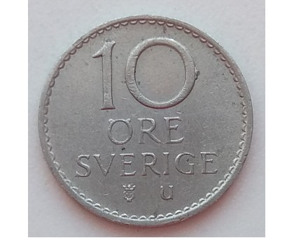 Швеция 10 эре 1966