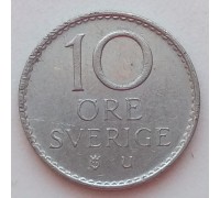 Швеция 10 эре 1973