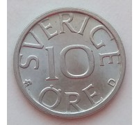 Швеция 10 эре 1989