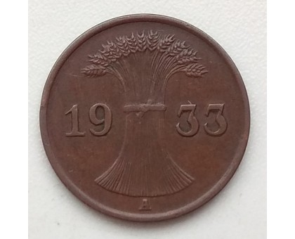 Германия 1 пфенниг 1933 A