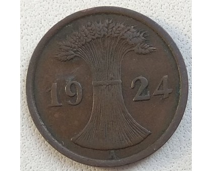 Германия 2 пфеннига 1924 A