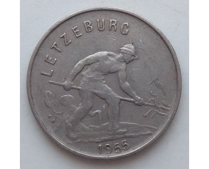 Люксембург 1 франк 1955