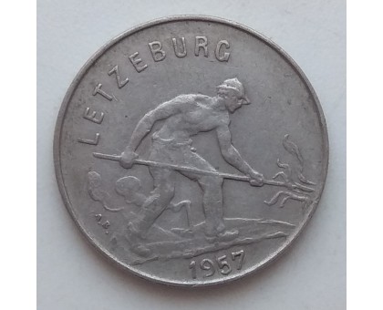 Люксембург 1 франк 1957