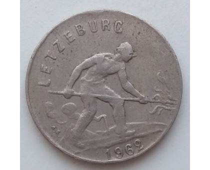 Люксембург 1 франк 1962