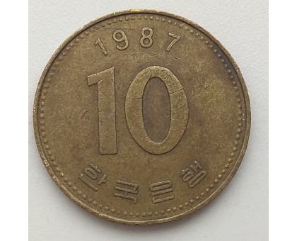 Южная Корея 10 вон 1987