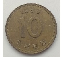Южная Корея 10 вон 1989