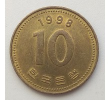 Южная Корея 10 вон 1998