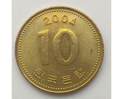 Южная Корея 10 вон 2004