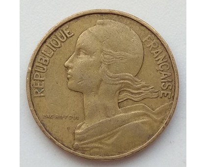 Франция 10 сантимов 1962