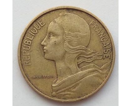 Франция 10 сантимов 1963