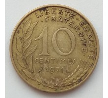 Франция 10 сантимов 1971