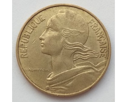 Франция 10 сантимов 1980