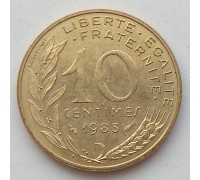 Франция 10 сантимов 1983