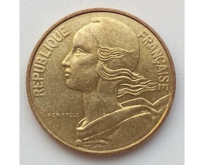 Франция 10 сантимов 1985