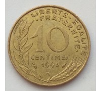 Франция 10 сантимов 1993