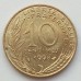 Франция 10 сантимов 1998