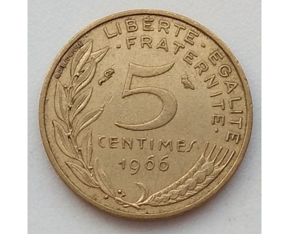 Франция 5 сантимов 1966
