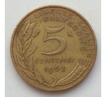 Франция 5 сантимов 1968