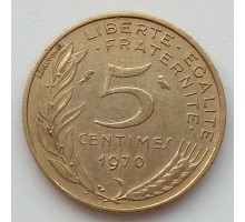 Франция 5 сантимов 1970