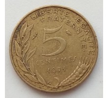 Франция 5 сантимов 1971