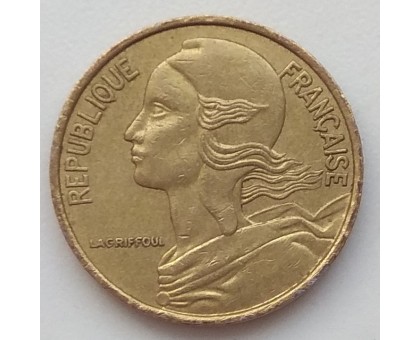Франция 5 сантимов 1975