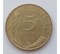 Франция 5 сантимов 1983