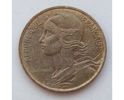 Франция 5 сантимов 1990