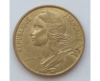Франция 5 сантимов 1992