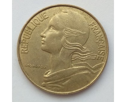 Франция 20 сантимов 1989