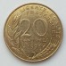 Франция 20 сантимов 1993