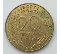 Франция 20 сантимов 1994