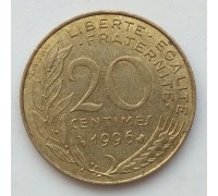 Франция 20 сантимов 1996