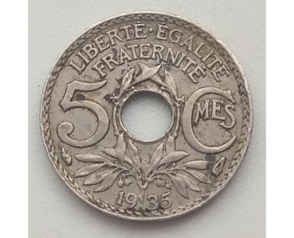 Франция 5 сантимов 1935