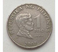 Филиппины 1 писо 2001
