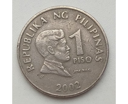 Филиппины 1 писо 2002