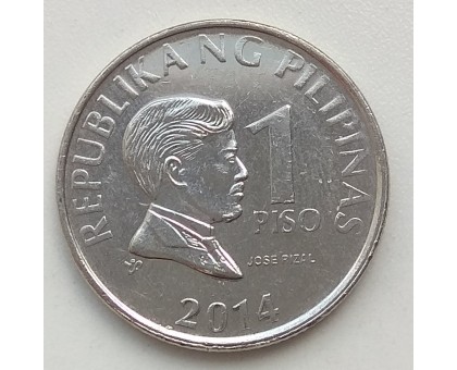 Филиппины 1 писо 2014