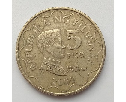 Филиппины 5 писо 2009