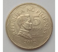 Филиппины 5 писо 2012