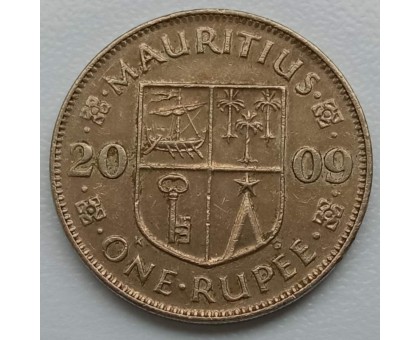 Маврикий 1 рупия 2009