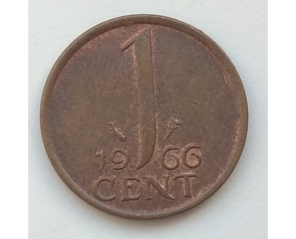 Нидерланды 1 цент 1966
