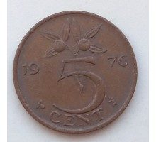 Нидерланды 5 центов 1976