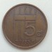 Нидерланды 5 центов 1985
