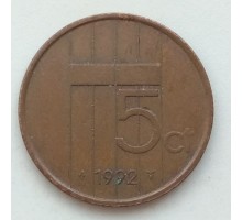 Нидерланды 5 центов 1992
