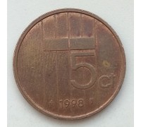 Нидерланды 5 центов 1998