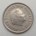 Нидерланды 25 центов 1950