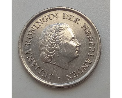 Нидерланды 25 центов 1980