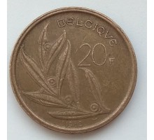 Бельгия 20 франков 1980 Belgique
