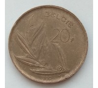 Бельгия 20 франков 1980 Belgie